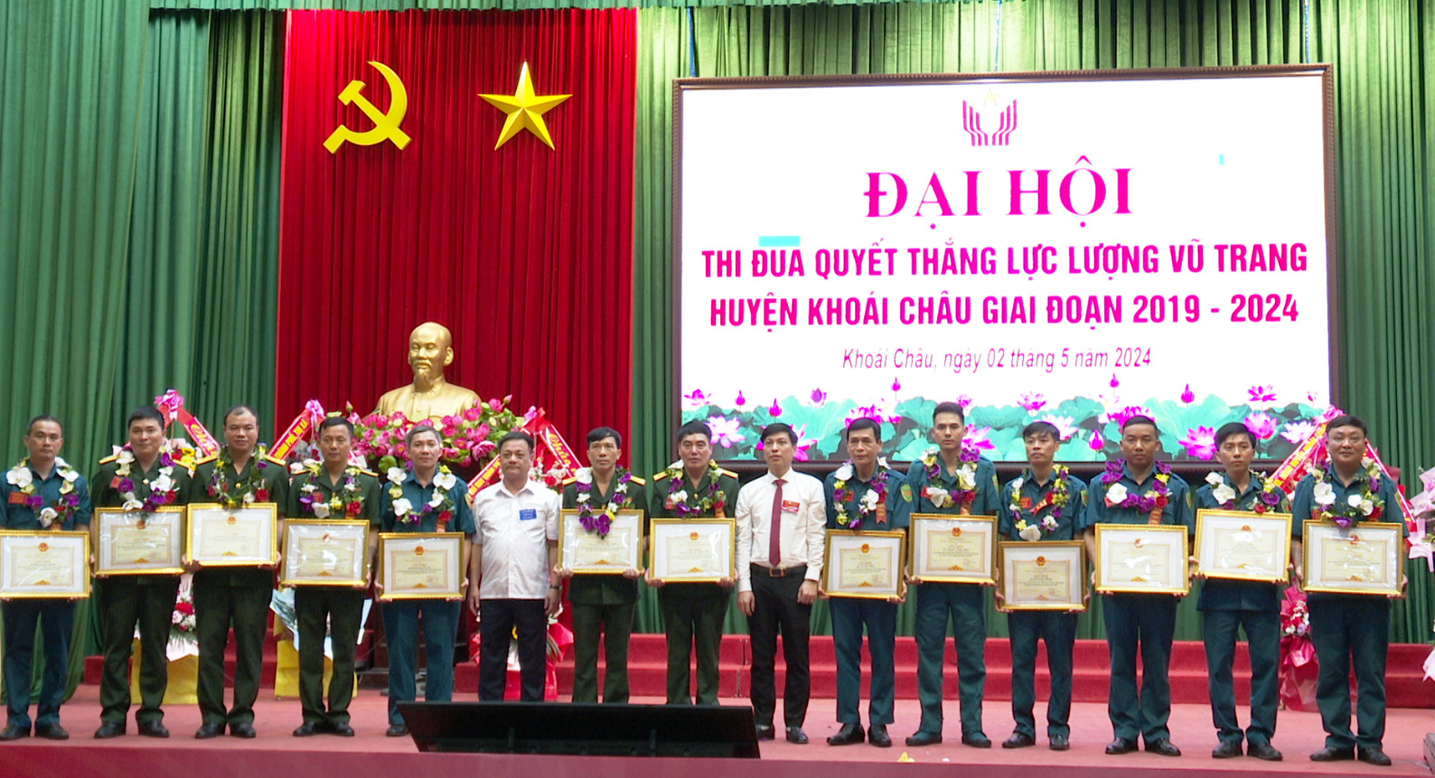 Đại hội thi đua quyết thắng lực lượng vũ trang huyện Khoái Châu,  giai đoạn 2019 - 2024
