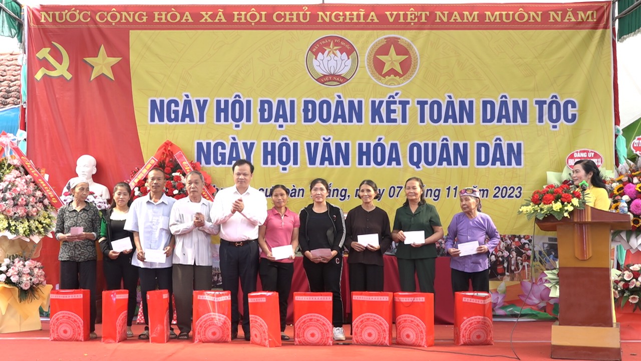 Khu Dân cư Toàn Thắng xã Tân Châu  tổ chức Ngày hội đại đoàn kết toàn dân tộc - Ngày hội văn hóa quân dân 